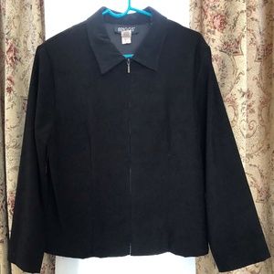 BRIGGS BLAZER ZIP UP BLACK  sz 14 P